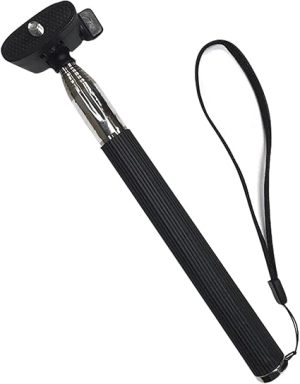 Portable 37 Inch Selfie Stick Phone Tripod Stand, Universal 360 Rotation Extendable Selfie Stick with Rubber Non Skid Feet Super Strong Support Compatible Smartphone & Camera (Black)